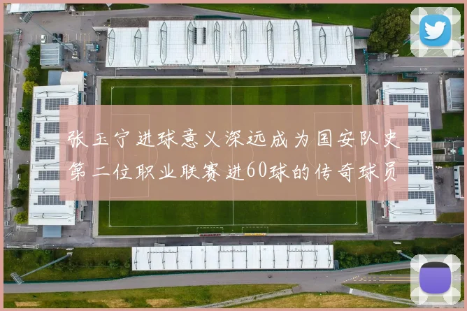 张玉宁进球意义深远成为国安队史第二位职业联赛进60球的传奇球员